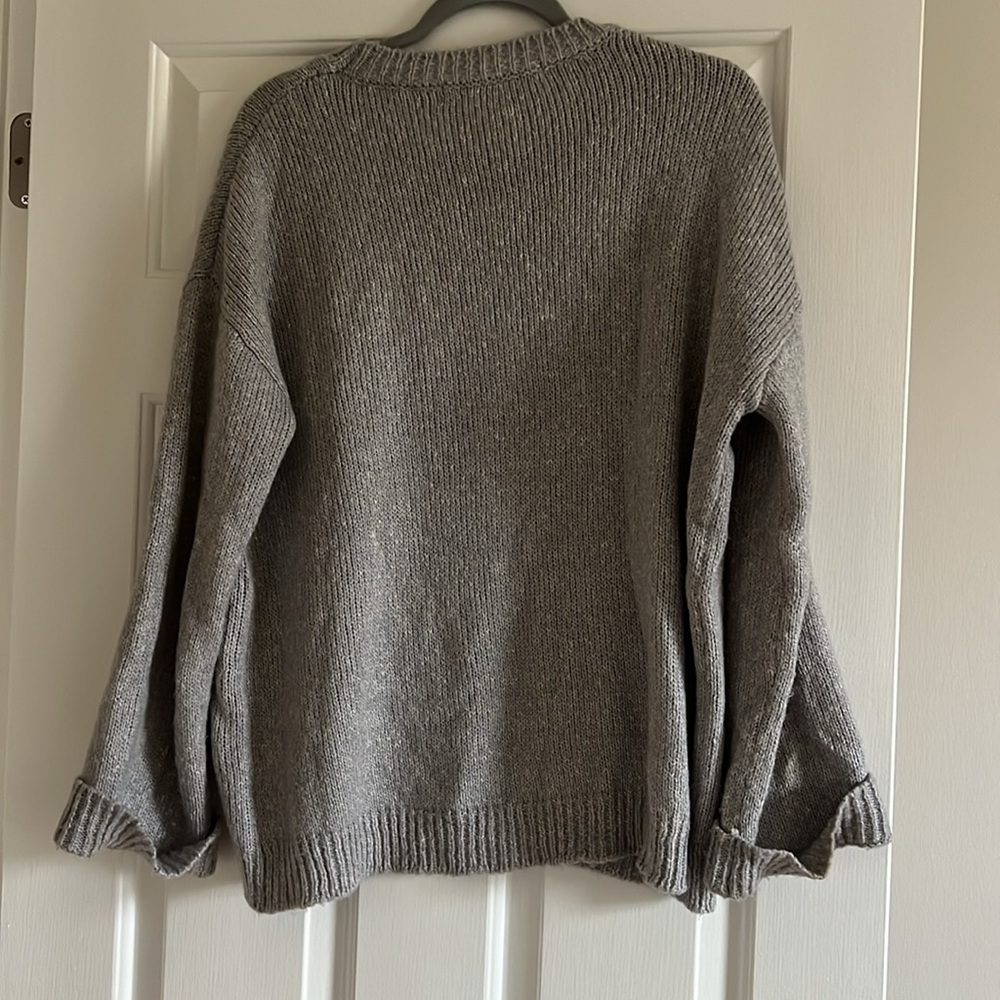 Oversized Grey Sweater - Picture 2 of 2